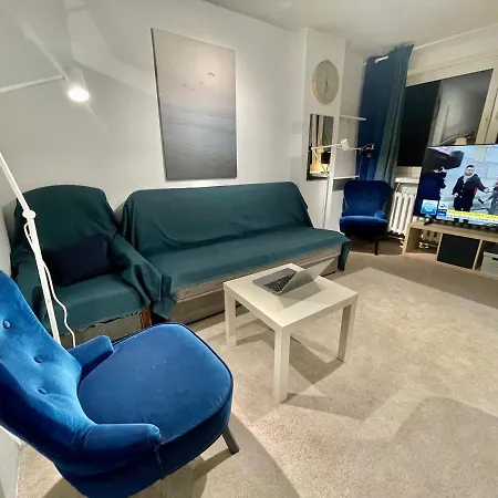 Appartement Blue 3 Metro Wifi 1 Gbs 75'tv Netflix Hbo Max Appletv Amazon Varsovie