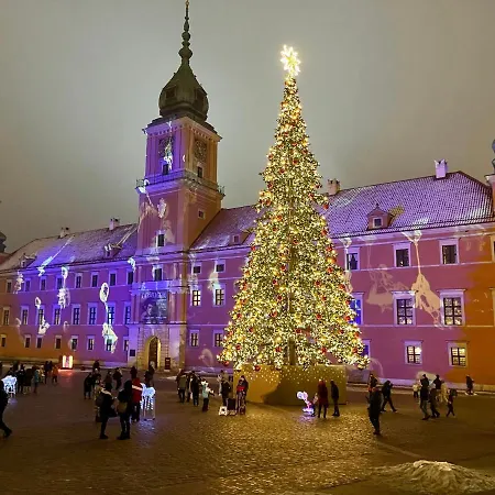 公寓 Blue 3 Metro Wifi 1 Gbs 75'tv Netflix Hbo Max Appletv Amazon 华沙